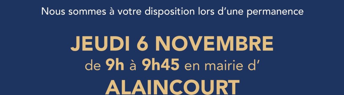 Permanence – Conseillers départementaux