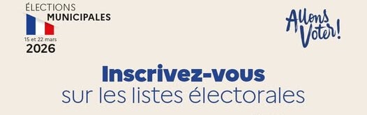 Inscrivez-vous sur les listes électorales