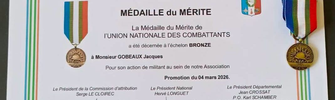 Mise à l’honneur de notre porte-drapeau