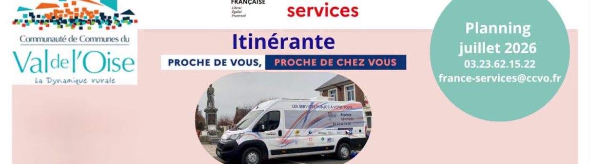 Planning France Services de juillet
